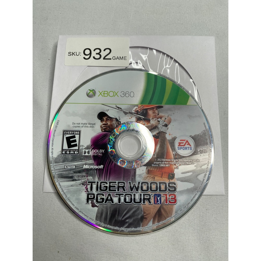 Tiger Woods PGA Tour 13 Microsoft Xbox 360 - Picture 1 of 2